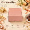 Corrugated Mailer Box – Peach Hamper Box – 6 x 6 x 3 inch