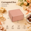 Corrugated Mailer Box – Peach Hamper Box – 6 x 6 x 3 inch