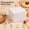 Pastry Box – 2 Piece – White – 5 x 5 x 3.5 inch