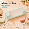 Macaron Box for 5 - Mint - (5cmx18cmx5cm)