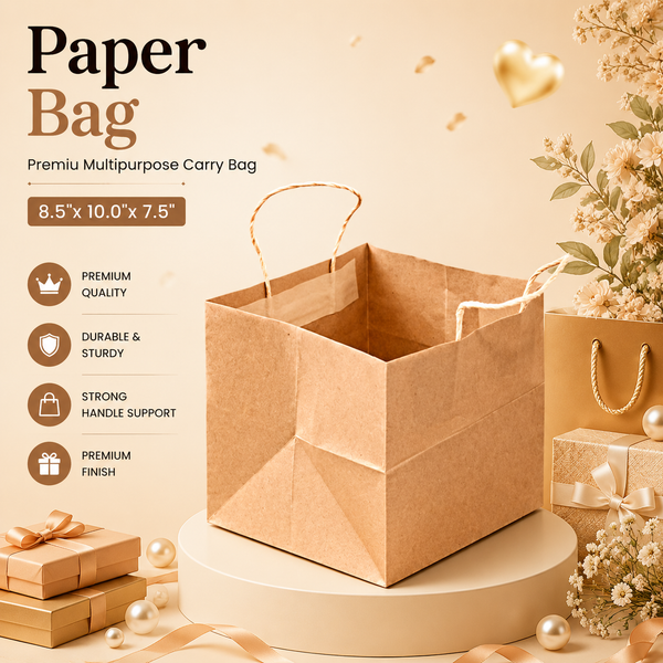 Paper Bagfor 500g - MultiPurpose - (8.5"x 10.00"x 7.5")