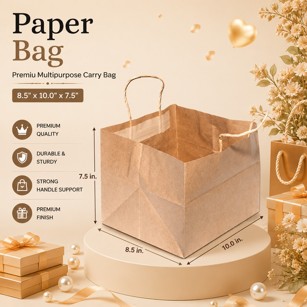 Paper Bagfor 500g - MultiPurpose - (8.5"x 10.00"x 7.5")