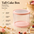 Tall Cake Box Round  - (12