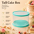 Tall Cake Box – Round – Mint – 12 x 12 x 10 inch