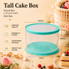 Tall Cake Box – Round – Mint – 12 x 12 x 10 inch