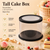 Tall Cake Box – Round – Black – 12 x 12 x 14 inch