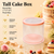 Tall Cake Box – Round – Peach – 7 x 7 x 9 inch