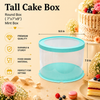 Tall Cake Box – Round – Mint – 7 x 7 x 9 inch