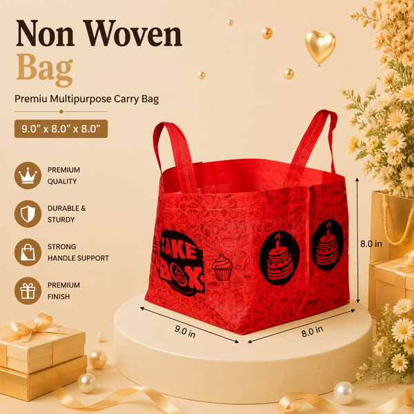 Non Woven Bag For 500g - MultiPurpose - (9"x 8"x 8")