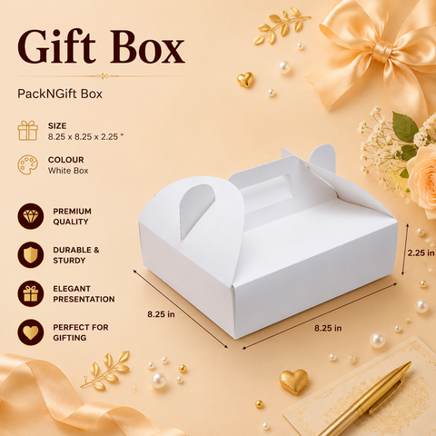 PackNGift BOX (8.25 x 8.25 x 2.25 inches)