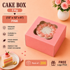 Cake Box - 2Kg - 12"x12"x6" - Pink Box