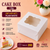Cake Box - 1Kg - 10"x10"x5" - Plain White