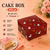 Cake Box - 500g - 8"x8"x5" - Printed Box