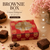 Brownie Box – 4 Cavity – Crimson Indulgence – 4 x 4 x 1 inch – Sanskriti Festive Collection
