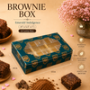 Brownie Box – 6 Cavity – Emerald Indulgence – 4 x 5.5 x 1 inch – Sanskriti Festive Collection