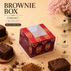 Brownie Box – 1 Piece – Crimson Bliss – 3 x 3 x 2 inch – Sanskriti Festive Collection