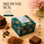 Brownie Box – 1 Piece – Emerald Delight – 3 x 3 x 2 inch – Sanskriti Festive Collection