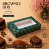 Brownie Box – 6 Piece – Emerald Delight – 6 x 8.5 x 1.5 inch – Sanskriti Festive Collection