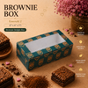 Brownie Box – 2 Piece – Emerald Delight – 3 x 6 x 2 inch – Sanskriti Festive Collection