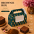 Brownie Carry Box – Emerald Delight – 3.5 x 7 x 3.5 inch – Sanskriti Festive Collection
