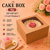 Cake Box - 1Kg - 10"x10"x5" - Craft Window