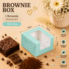 Brownie Box – 1 Piece – Mint – 3 x 3 x 1.75 inch