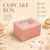 Cupcake Box – 2 Cupcake – Peach – 6 x 4.5 x 3.5 inch