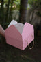SOLID PEACH PASTEL COLOR GIFT BOX | ( 6" x 6" x 4")