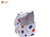 1 Cupcake BoxMarble Print(3.75 "x3.75"x3.50")