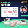 4 Brownie Box (100 Pcs) | 6 Brownie Box (100 Pcs) | 200 Paper Spoon free| Fbb 300 gsm