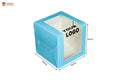 Tall Cake Box - (10"x10"x8") - Blue