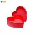Heart Hamper Box  | Red | ( 7.5"x 6.75"x 2.5")