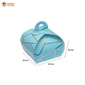 Dom Box | Hamper Box  (8.0cmX 8.0cmX 5.0cm) Blue