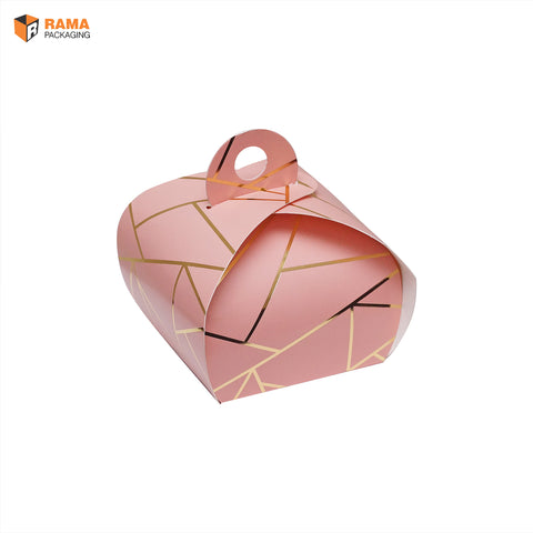 Dom Box | Hamper Box  (8.0cmX 8.0cmX 5.0cm)Peach