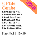 Round Cake Plate Combo | 35 Cake Base / Plate