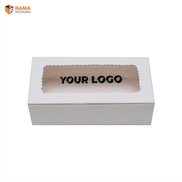 2 Brownie Box White (6" X 3" X 1.75")