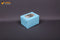 2 Cupcake Box Blue (6"X4.5"X3.5")