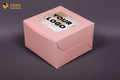 4 Cupcake Box Peach (6" X 6" X 3.75")