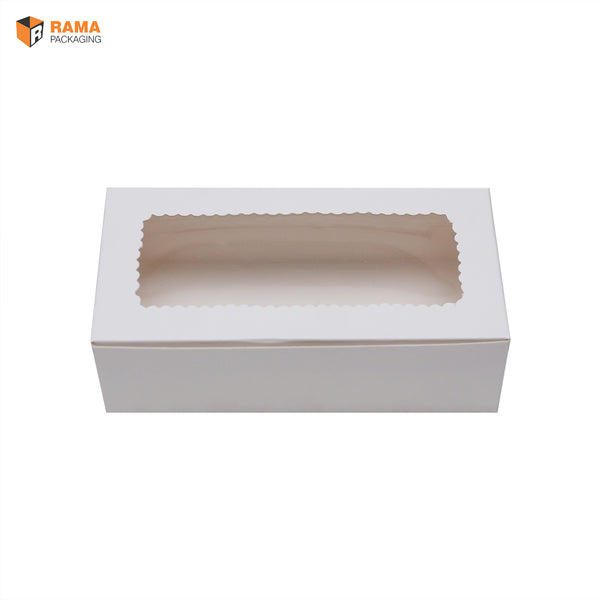 2 Brownie Box White (6" X 3" X 1.75")