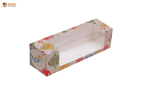 Buy 5 Macaron Box White Printed