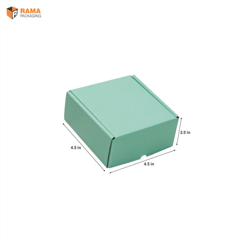Corrugated Mailer Box | Hamper Box (4.5" X 4.5" X 2.0") Mint