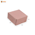 Corrugated | Hamper Box (6.0" X 6.0" X 3.0") Peach