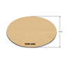 Golden Round Cake Plate (Cake Base Board) (7"X 7")
