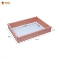 Corrugated Hamper Tray | Multipurpose Tray (12.0" X 9.0" X 2.0") Peach