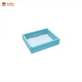 Corrugated Hamper Tray | Multipurpose Tray (7.0" X 9.0" X 2.0") Blue