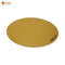 Golden Round Cake Plate (Cake Base Board) (14.0"X14.0")