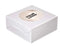 Cheese Cake Box 500g (7" x 7" x 3") White Window Box