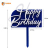 Cake Topers Happy BirthdayBlue