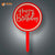 Red Happy Birthday Cake Tag