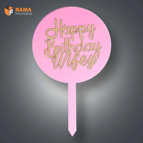 Buy Cake Tag Happy Birthday Wifey